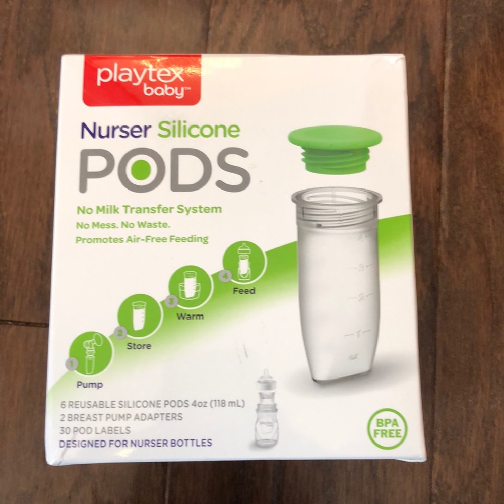 NWT Playtex Nurser Silicone Pods